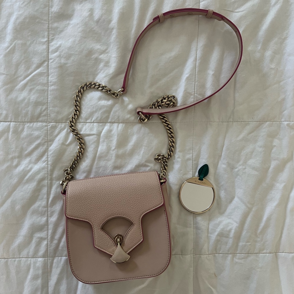 Bvlgari Diva’s Dream blush pink crossbody bag